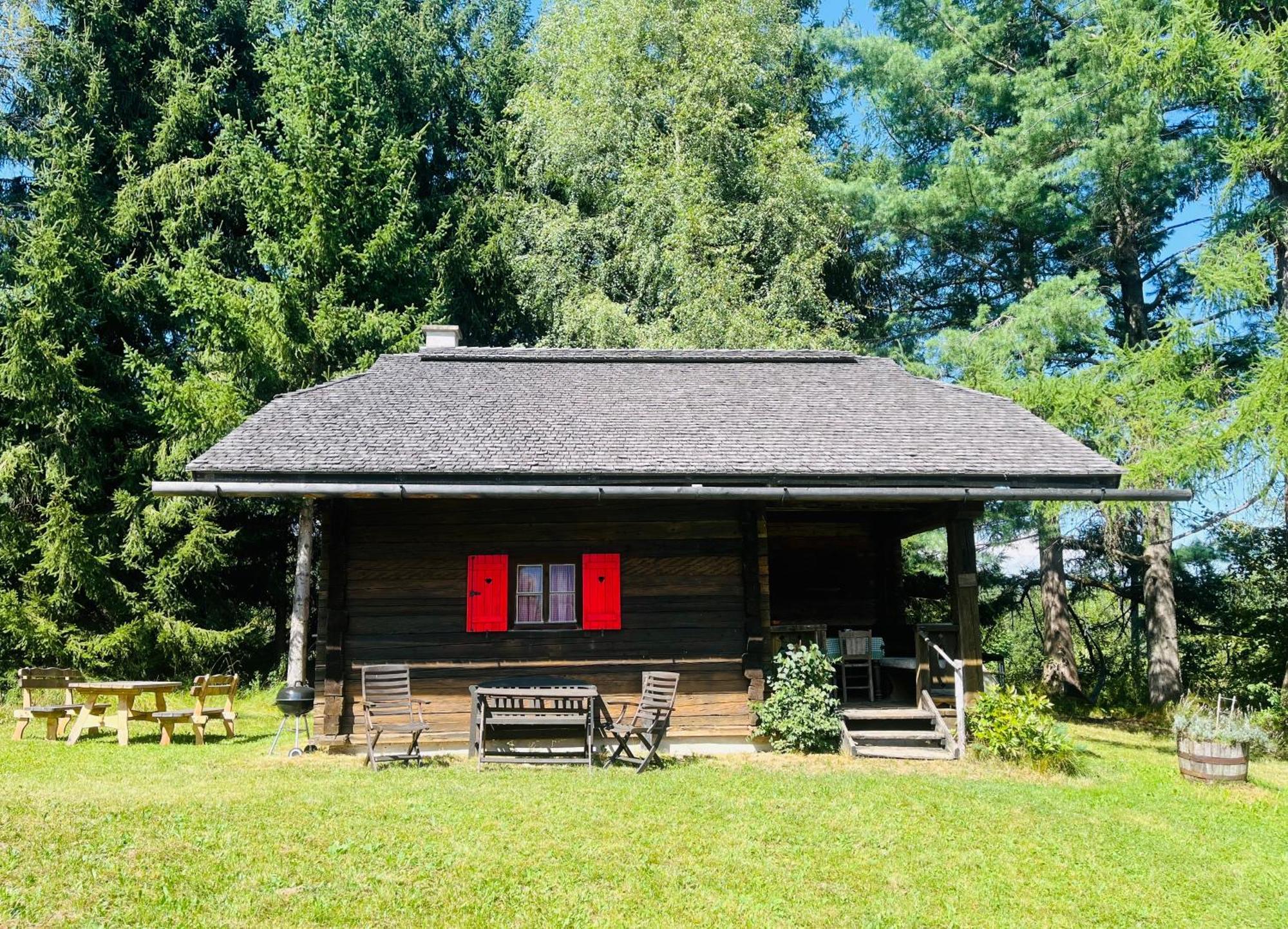 Cozy Log Cabin Near Faaker See Ledenitzen Luaran gambar